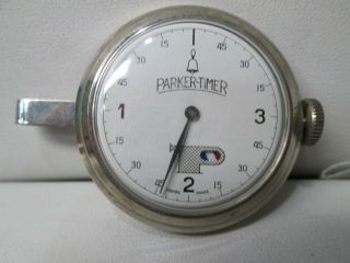 Vintage Parker Timer Clip On Wind Up With Buzzer