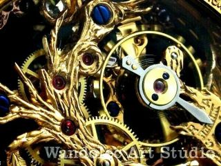 JAEGER LeCOULTRE Vintage Men ' s Wrist Watch Gold Skeleton Mens Wristwatch Swiss 8