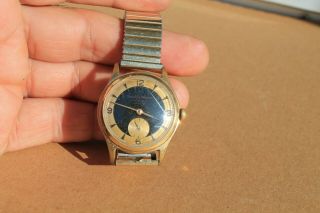 Antique Vintage Old Swiss Made Select Watch Gold Plated 15jewels