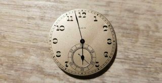 Antique Pocket Watch Movement - Elgin 12s,  17 Jewels,  Six Adjustments,  Runs