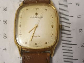 Vintage Men`s Junghans Quartz Watch Made In Germany