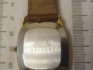 Vintage Men`s Junghans Quartz Watch Made in Germany 4