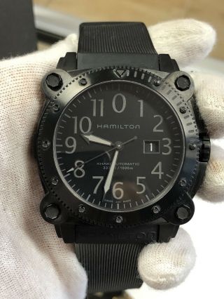 Hamilton Khaki Belowzero Pvd Black H78585333 46mm Automatic Watch