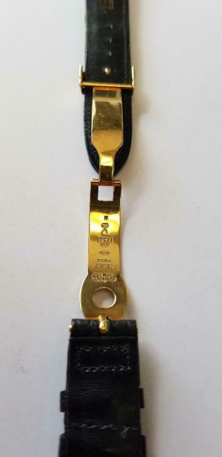 ROLEX MEN ' S 18K GOLD DEPLOYMENT BUCKLE BRACELET 16MM 3