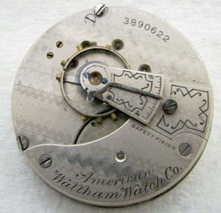 Antique 18s Waltham Grade No 3 11j Hunter Pocket Watch Movement Parts