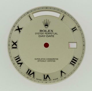 Men ' s Rolex Day - Date II 41mm 218239 Silver Roman Dial 18KW D29 2