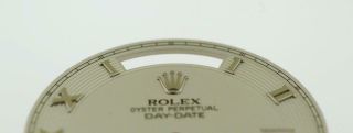Men ' s Rolex Day - Date II 41mm 218239 Silver Roman Dial 18KW D29 3
