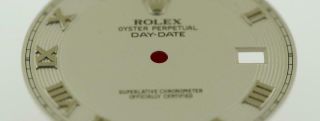 Men ' s Rolex Day - Date II 41mm 218239 Silver Roman Dial 18KW D29 6