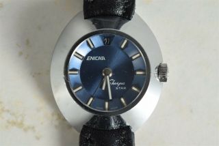 Swiss - Made Enicar Sherpa Star Automatic Ladies Rare Wrist Watch