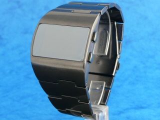 Asymmetric Large And Chunky Vintage 70s Style Led Lcd Digital Retro Watch Gun 1