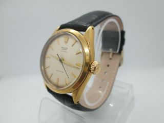VINTAGE ROLEX OYSTER ROYAL PRECISION 6426 GOLDPLATED HANDWIND MENS WATCH 3