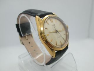 VINTAGE ROLEX OYSTER ROYAL PRECISION 6426 GOLDPLATED HANDWIND MENS WATCH 4