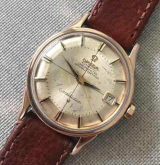 Aged Omega Constellation Pie Pan Automatic Cal.  561