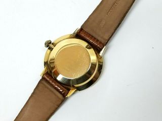 1950 ' s BUCHERER Automatic DATE CHRONOMETER 18K GOLD MEN ' S Running Wristwatch 4