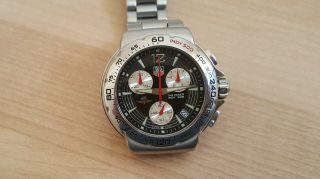 Gent ' s Stainless Steel TAG Heuer INDY 500 Quartz Chronograph CAC111B - 0 3