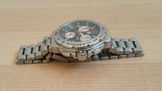 Gent ' s Stainless Steel TAG Heuer INDY 500 Quartz Chronograph CAC111B - 0 4