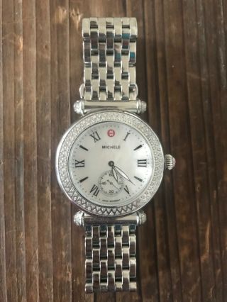 Michele - Mother Of Pearl & Diamond Watch Mw16a01a2025 -
