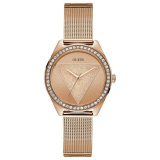 Guess Rose - Gold Tone & Crystals Stainless Steel Women 