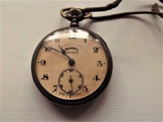 Vintage Ingersoll Leader Gents Pocket Watch In Order L41