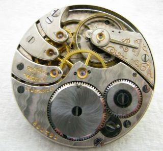 Antique 16s Rockford Grade 573 17j 17 Jewel Pocket Watch Movement Parts Repair