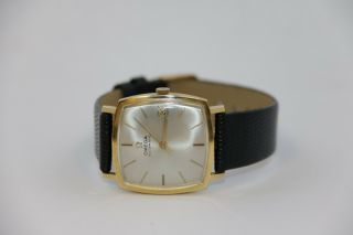 Omega Automatic Watch 18k Solid Yellow Gold