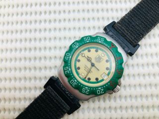 Tag Heuer 372.  513 Formula 1 Professional Quartz Watch Date Green [6494]