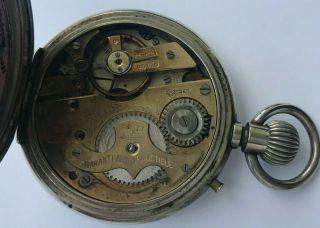 Antique Rosskopf & Co.  Swiss Brevet hand winding pocket watch 4