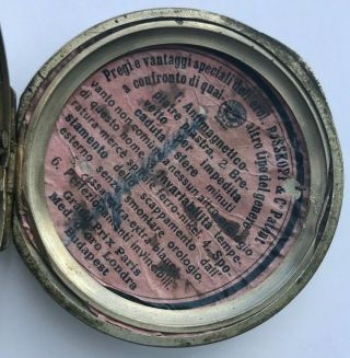 Antique Rosskopf & Co.  Swiss Brevet hand winding pocket watch 5