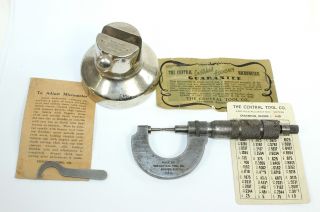 Watchmakers Micrometer W/holder Central Tool Co.  - Bx125