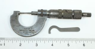 WATCHMAKERS MICROMETER w/HOLDER CENTRAL TOOL Co.  - BX125 2
