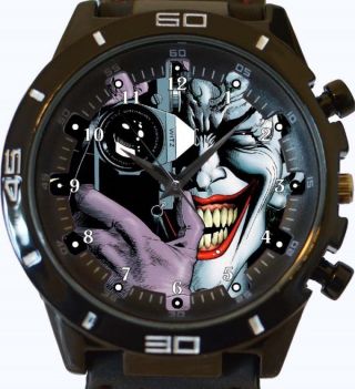 Joker Smile Face Comic Style Gt Series Sports Unisex Gift Wrist Watch