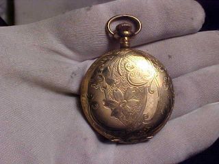 6 Size,  7 Jewels,  Waltham Hunting Case,  Pocket Watch,  [parts Only] [eunning]