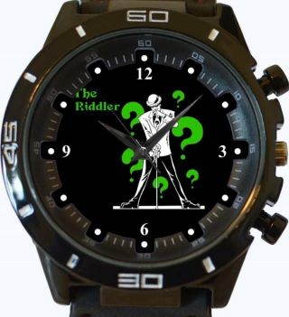The Riddler Comic Retro Style Gt Series Sports Unisex Gift Wrist Watch