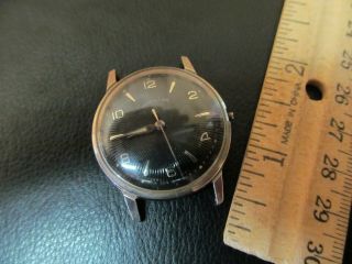 Vintage Men’s Watch Wristwatch – Hamilton Black Silvertone