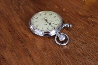 Vintage Hanhart 7 Jewels Mechanical Wind Up Stopwatch Made in Germany Stop - Watch 4