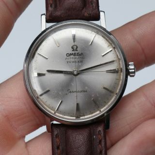 Vintage Omega Seamaster Turler Automatic Stainless Steel Serviced Dial