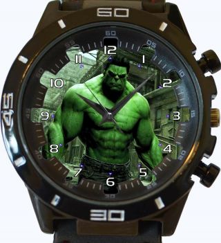 Incredible Hulk Comic Style Gt Series Sports Unisex Gift Wrist Watch