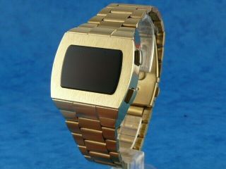 Elvis Watch 2 1970s Old Vintage Style Led Lcd Digital Rare Retro Watch P1 Gold