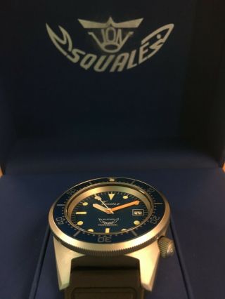 Blue Squale 1521 50 Atmos With Multiple Straps,