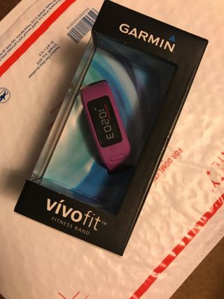 Nib Garmin Vivofit Activity Tracker That Moves At The Pace Of Your Life,  Purple