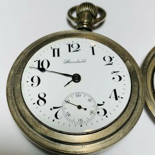 Antique Turn Of The Century York Standard Watch Company 18s Pocket Watch