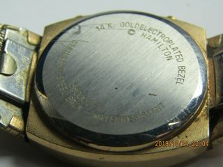 Vintage Men ' s Hamilton LCD DIGITAL watch for parts/repair 39 6