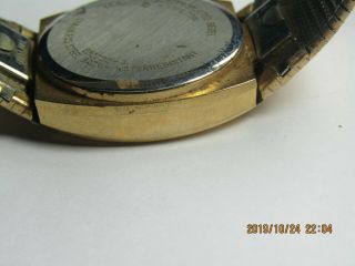 Vintage Men ' s Hamilton LCD DIGITAL watch for parts/repair 39 7