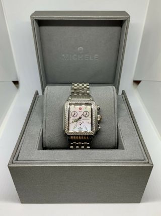 Michele Deco Day Diamond Signature Ladies Watch