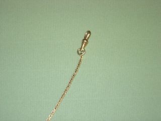 VINTAGE SIMMONS GOLD FILLED POCKET WATCH HOLDER GATE CHAIN FOB SWIVEL CLASP 13.  