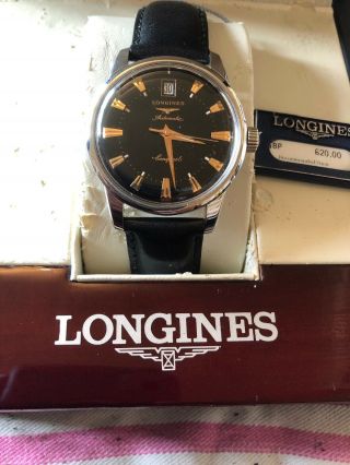 Longines Conquest Heritage Automatic Waterproof Stainless Steel Watch L1 611.  4