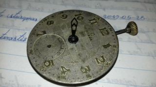Vintage Omega Pocket Watch Movement For Parts/repairs