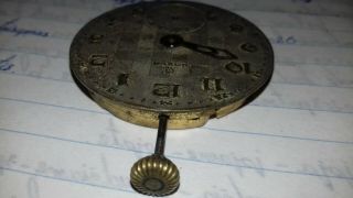 VINTAGE OMEGA POCKET WATCH MOVEMENT FOR PARTS/REPAIRS 2