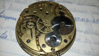 VINTAGE OMEGA POCKET WATCH MOVEMENT FOR PARTS/REPAIRS 3