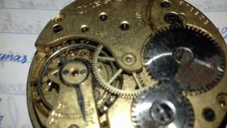 VINTAGE OMEGA POCKET WATCH MOVEMENT FOR PARTS/REPAIRS 4